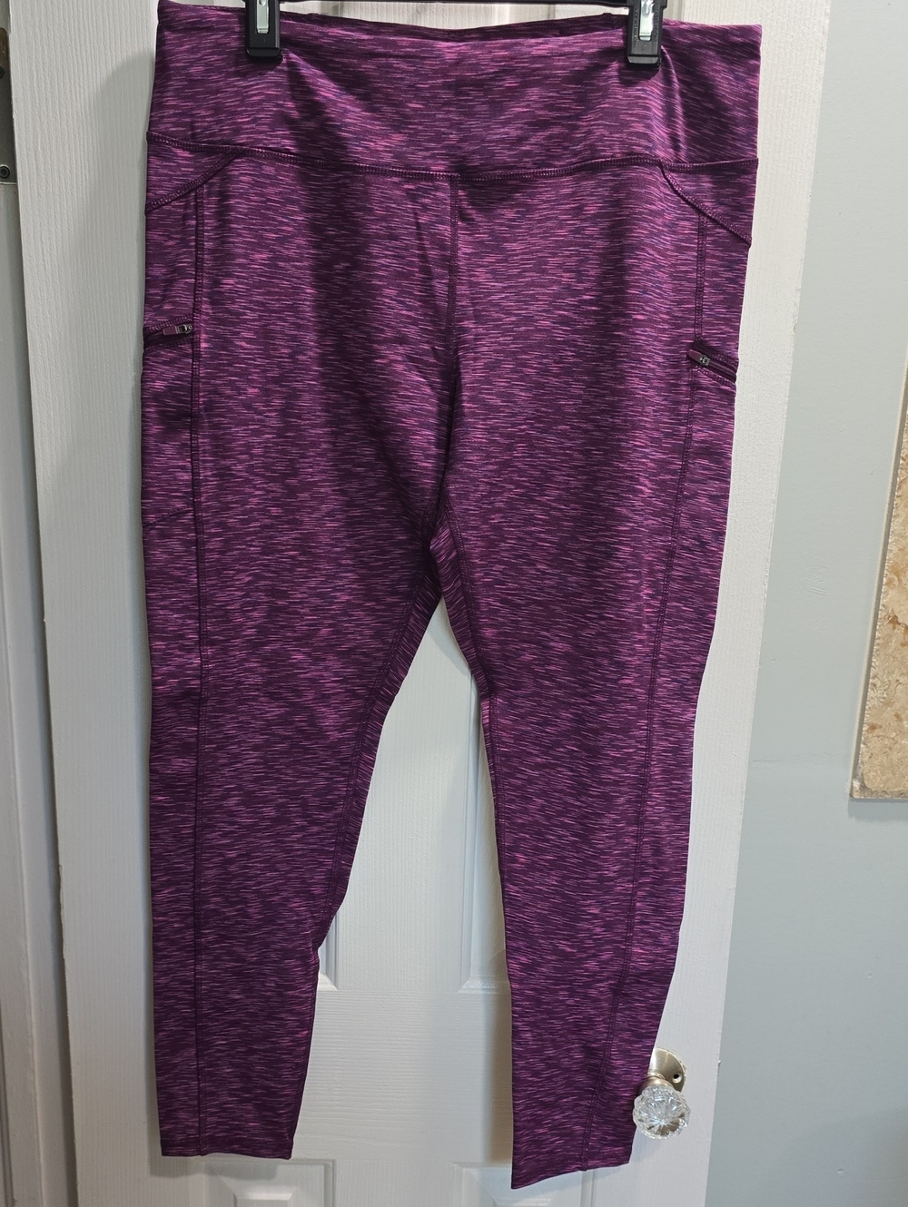 Z by Zobha Purple Active Leggings Size XXL